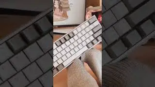 Unboxing the FIZZ K617 60 White & Grey Small Mechanical keyboard