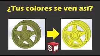 ¿Cómo mejorar los colores en Solidworks?