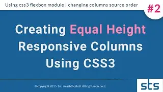 How to create responsive equal height multi columns layout irrespective of content 