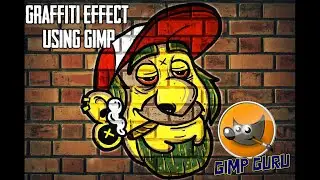 How to create Graffiti effect using GIMP | GIMP TUTORIAL #9 | GIMP GURU