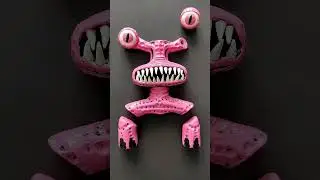 Роблокс 🌈Радужные друзья - Розовый монстр / Rainbow Friends  Pink - из пластилина 