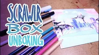 SCRAWLR BOX - Twisted Reality (Unboxing + Art)