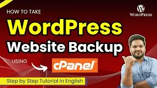 How to take WordPress website backup from cPanel | Website Backup cPanel | cPanel Tutorial English