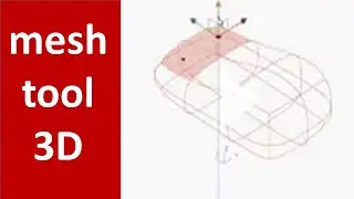 AutoCAD Tutorial - 3D surface and mesh modeling | how to create mesh in Autocad. learn fast