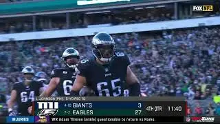 Lane Johnson WIDE OPEN BIG MAN TD catch