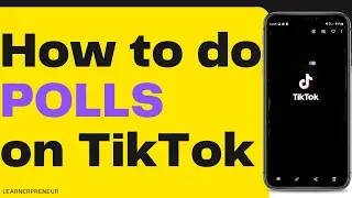 How to Do POLLS on Tiktok Videos | Fastest Way!