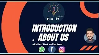 Introduction about us #FixIt channel || View some of the work and repairs we've done