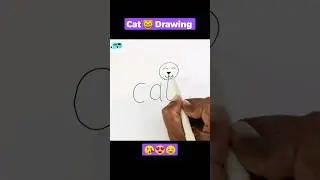 Cat Drawing Trick 🐈😺 