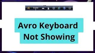 Avro Keyboard Not Showing || কীভাবে অভ্র কী-বোর্ড ডেক্সটপে ফিরিয়ে আনব #avrokeyboard #avro