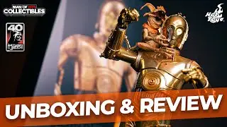 Hot Toys C-3PO Return of The Jedi 40th Anniversary Edition Unboxing and Review