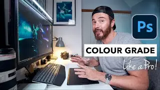 My NEW Secret Method for COLOR GRADING in Photoshop 2021