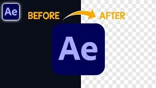 How to EXPORT TRANSPARENT VIDEO in After Effects |  Full Guide