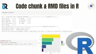 What is a code chunk in RMD files in R?