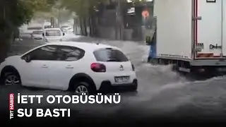 İstanbul'da yollar göle döndü