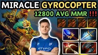🔥 MIRACLE GYROCOPTER Hard CARRY 7.37d 🔥 MGod - Dota 2