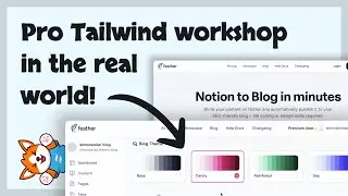 My Pro Tailwind Workshop Applied in A Real-World SaaS App