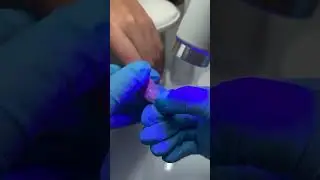 Using Nail Tips to Create Length Quickly | BLINK Tips + Flash Dot  #nailtech  #hemafreegel