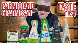 Italian Chef Blind Parmigiano Reggiano and Parmesan Taste Test