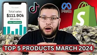 Top 5 Winning Dropshipping Products To Sell In March 2024!