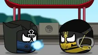 Mortal Kombat но это Countryballs (MC)