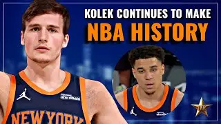 Tyler Kolek CONTINUES To Make History! Kevin McCullar Jr Makes IMPRESSIVE NBA DEBUT... | Knicks News