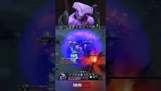 200 iq 1v5 Solo Defend Rampage #dota2 #shorts #rampage #facelessvoid