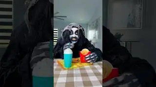 Monster uses truck to get food 🛻👻 
