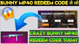 Bunny Mp40 Redeem Code || How To Get Parmanent Bunny Mp40 In Free Fire