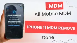 Iphone 11 MDM Remove BY gsmunlockerbd Iphone 11 Icould Bypass Done. All Model ios 17+ Icould Remove