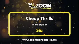 Sia - Cheap Thrills - Karaoke Version from Zoom Karaoke