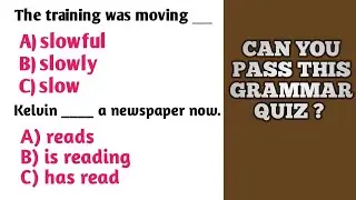 Can You Pass This Mixed Grammar Quiz? | Test Your Grammar.