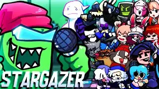 FNF BETADCIU | STARGAZER But Everyone Sings It! 🎶 | Friday Night Funkin'