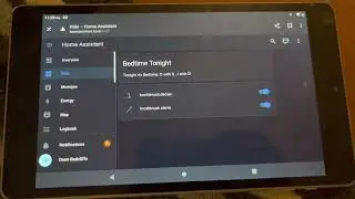 Bedtime Dashboard with Home Assistant!