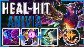 TURN ANIVIA INTO SUPER FUN KITING DUELIST IN THE LATE GAME!! - Heal-hit Anivia | Season 14 LoL