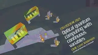 Optical quantum computing with continuous variables