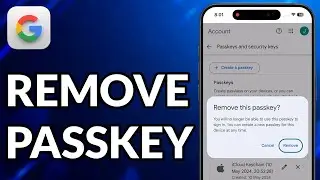 How To Remove Passkey From Google Account