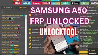 SAMSUNG  A50 FRP REMOVED  BY UNLOCKTOOL | 100% WORKING