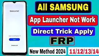 Samsung Frp Bypass New Trick Adb Enable Fail Android 11 12 13 14 || Samsung Frp Bypass 2024 || No PC