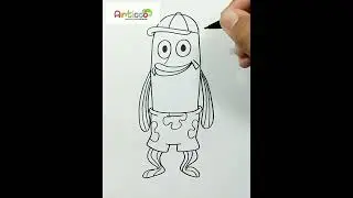 DRAWING HAT FISH ON SPONGEBOB SQUAREPANTS