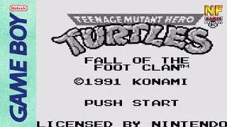 TMNT: Fall of the Foot Clan. Game Boy [No Damage Walkthrough] GameBoy | Nintendo Game Boy | GB Game