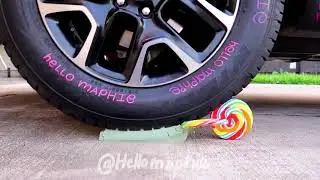 2020 crunching soft toys under car compilation ❤️oddly satisfying 🔥🔥