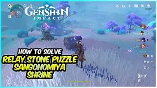 Relay Stone Puzzle at Sangonomiya Shrine | Genshin Impact Inazuma