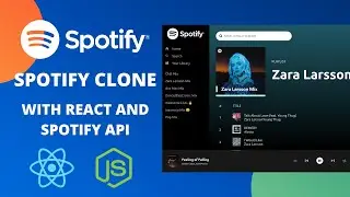 🔴 Build Spotify Clone with React JS and Styled Components using Spotify API and Context API