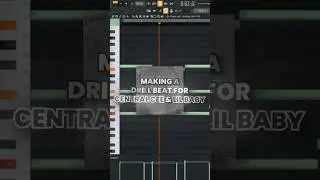 Making A Hard Drill Beat For Central Cee & Lil Baby #producertips #ukdrilltutorial #flstudio