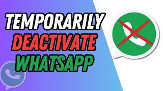 How to deactivate WhatsApp without uninstall or delete account | Full Guide