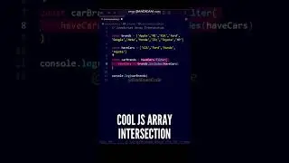 🥰🥰 JavaScript Array Intersection is a next-level addition! 