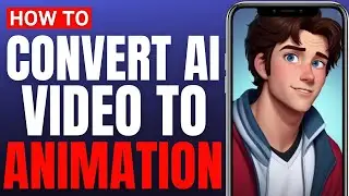 How To Convert Video To Animation Using AI For FREE (The EASIEST AI Animation Tutorial)