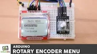 Arduino  Menu Tutorial with a Rotary Encoder and a Nokia 5110 LCD display.