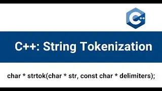 String tokenization in C++ | How to tokenize string or text in C++ | Tokenize string with strtok()