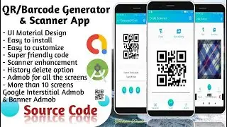 How to Create QR Code and Barcode scanner reader Android App